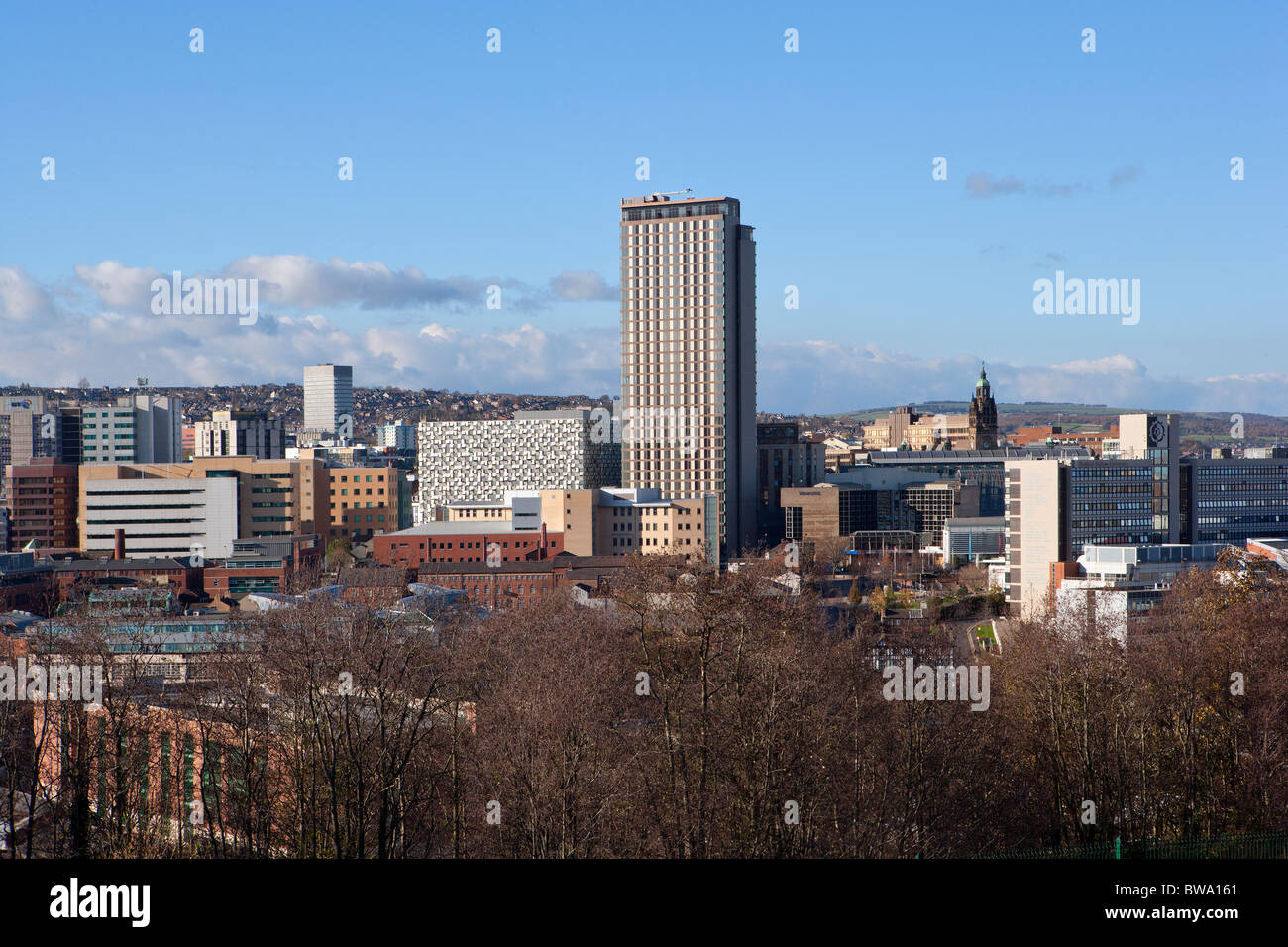 Sheffield City Centre, overview Stock Photo Alamy