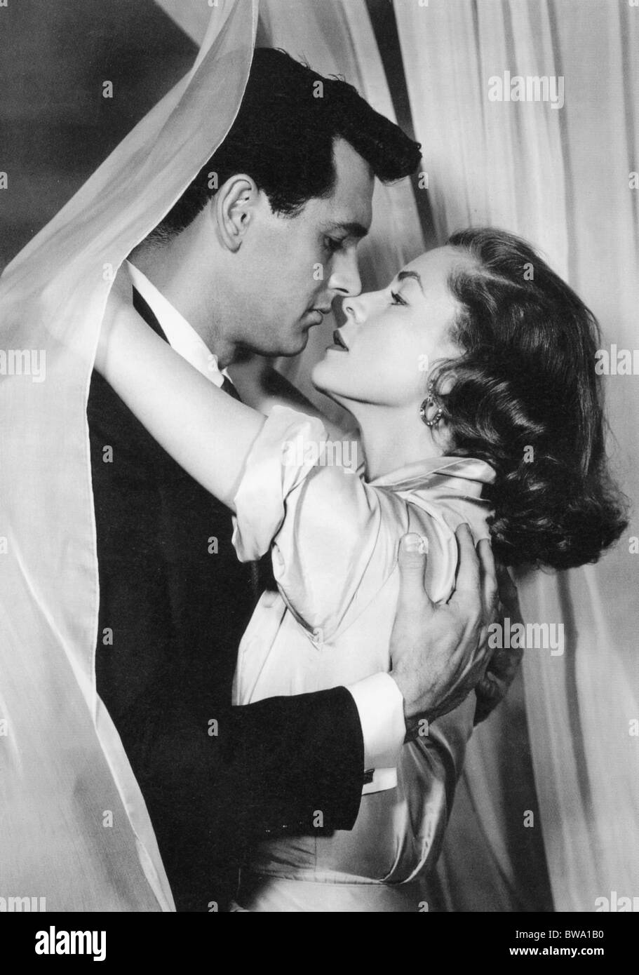 WRITTEN ON THE WIND 1956 Universal film with Rock Hudson and Lauren Bacall Stock Photo