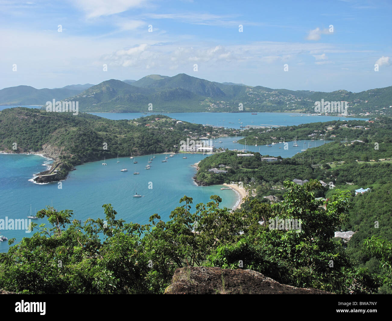 Shirley Heights Antigua Caribbean Stock Photo Alamy