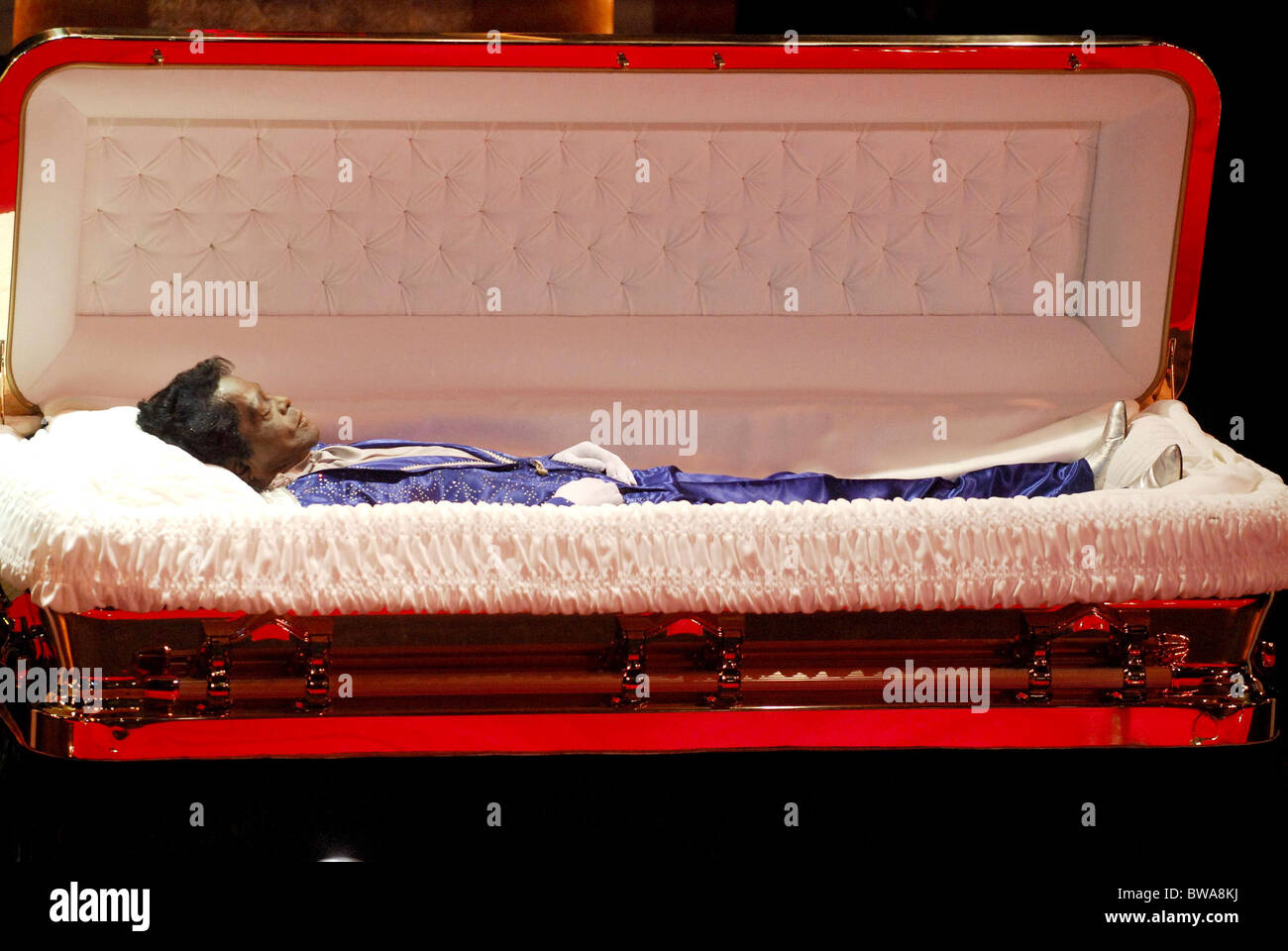 Godfather of Soul James Brown Harlem Memorial Viewing Stock Photo - Alamy