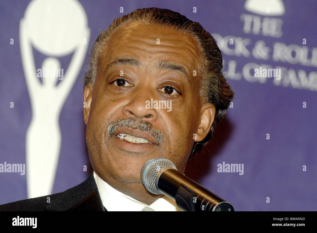 Induction Ceremony Rock and Roll Hall of Fame Stock Photo Alamy