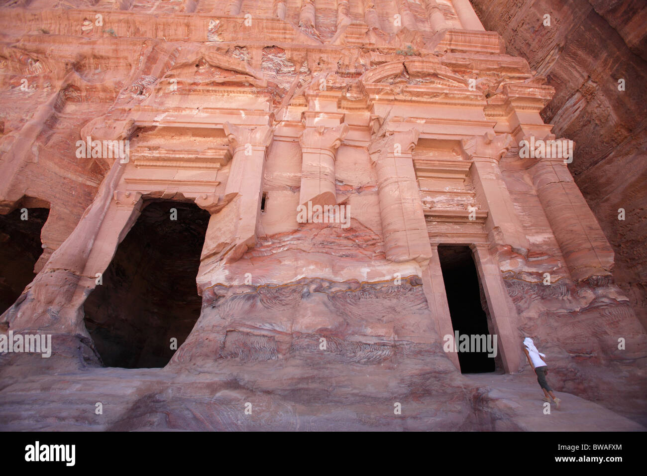 The Corinthian tomb, one of the royal tombs, Petra, Jordan Stock Photo ...