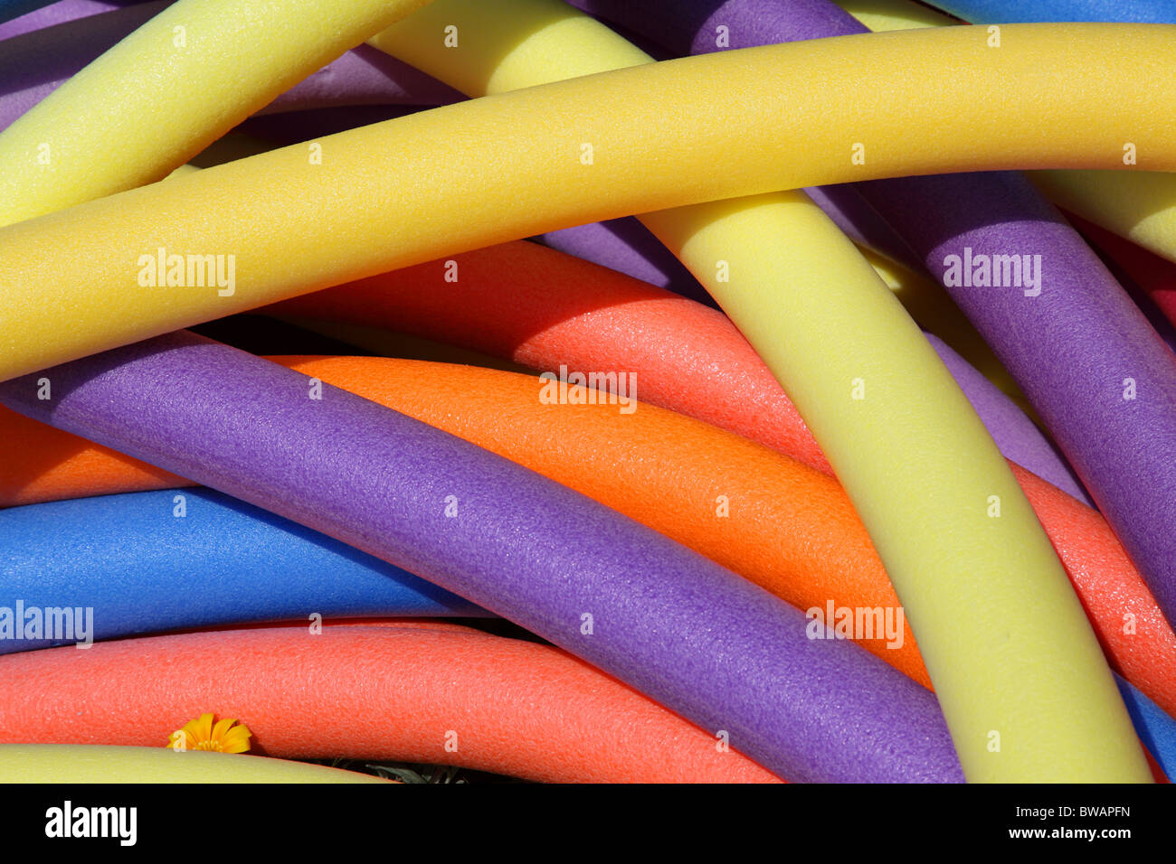 Color platens for swimming pool Stock Photo