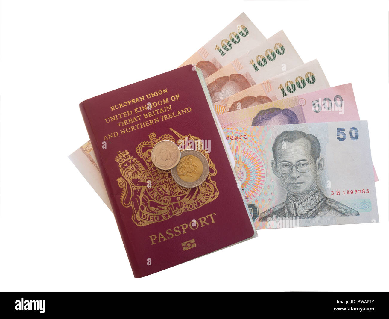 Thailand baht currency Cut Out Stock Images & Pictures - Alamy