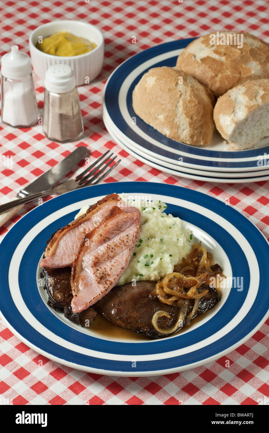 Liver With Bacon Hi res Stock Photography And Images Alamy