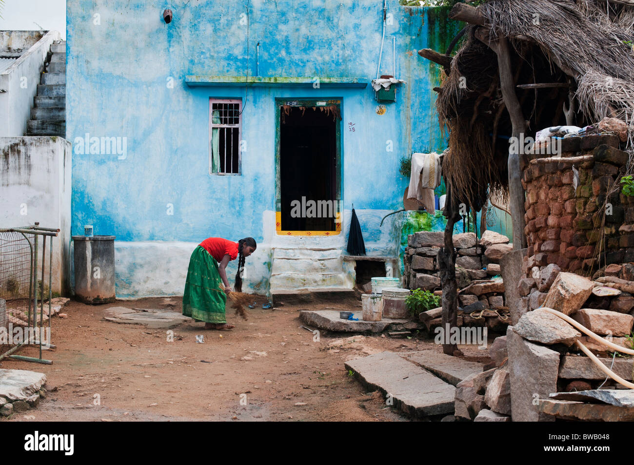 Old Indian Villages House Stock Photos Old Indian Villages House