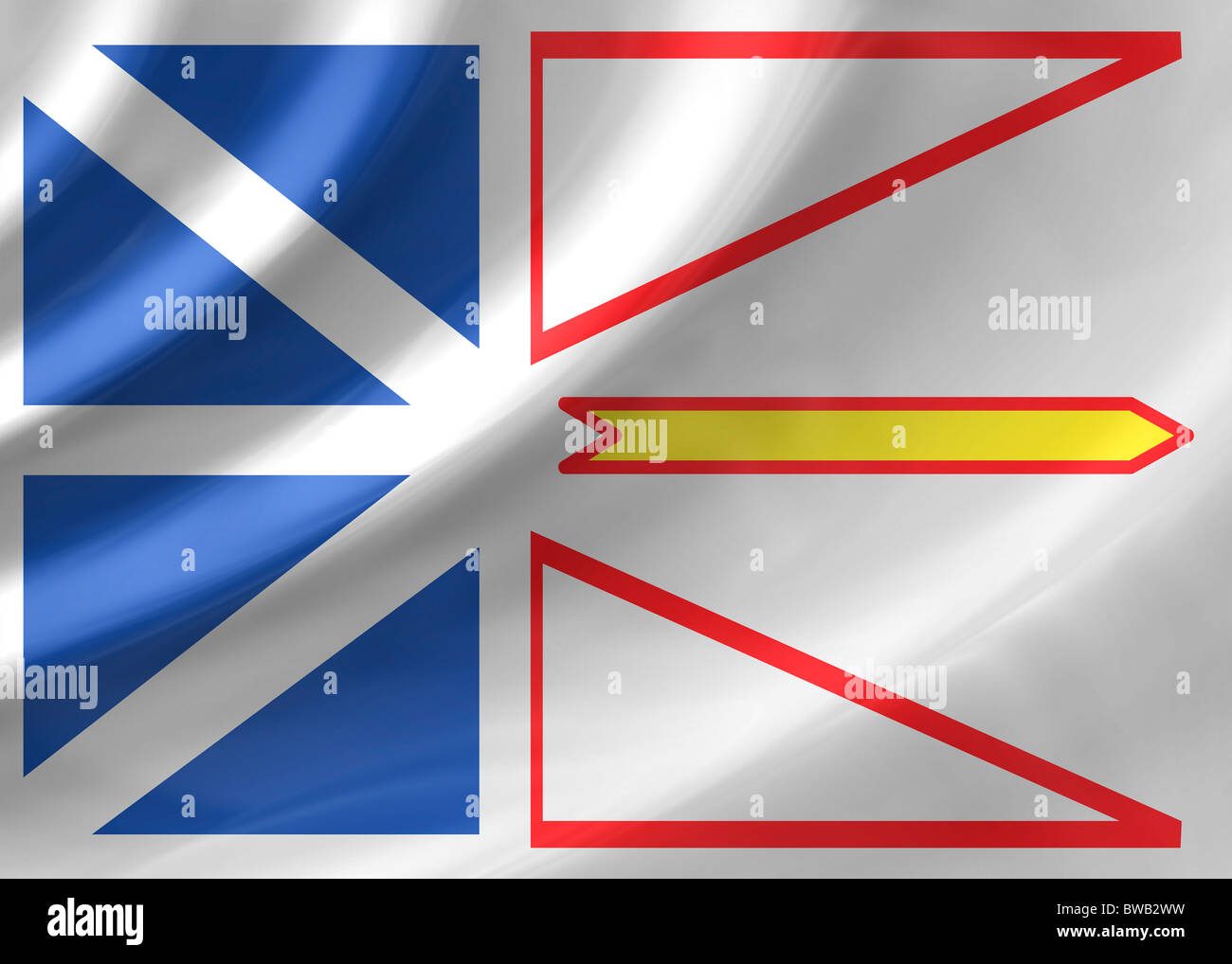 Newfoundland flag Stock Photo: 32820533 - Alamy