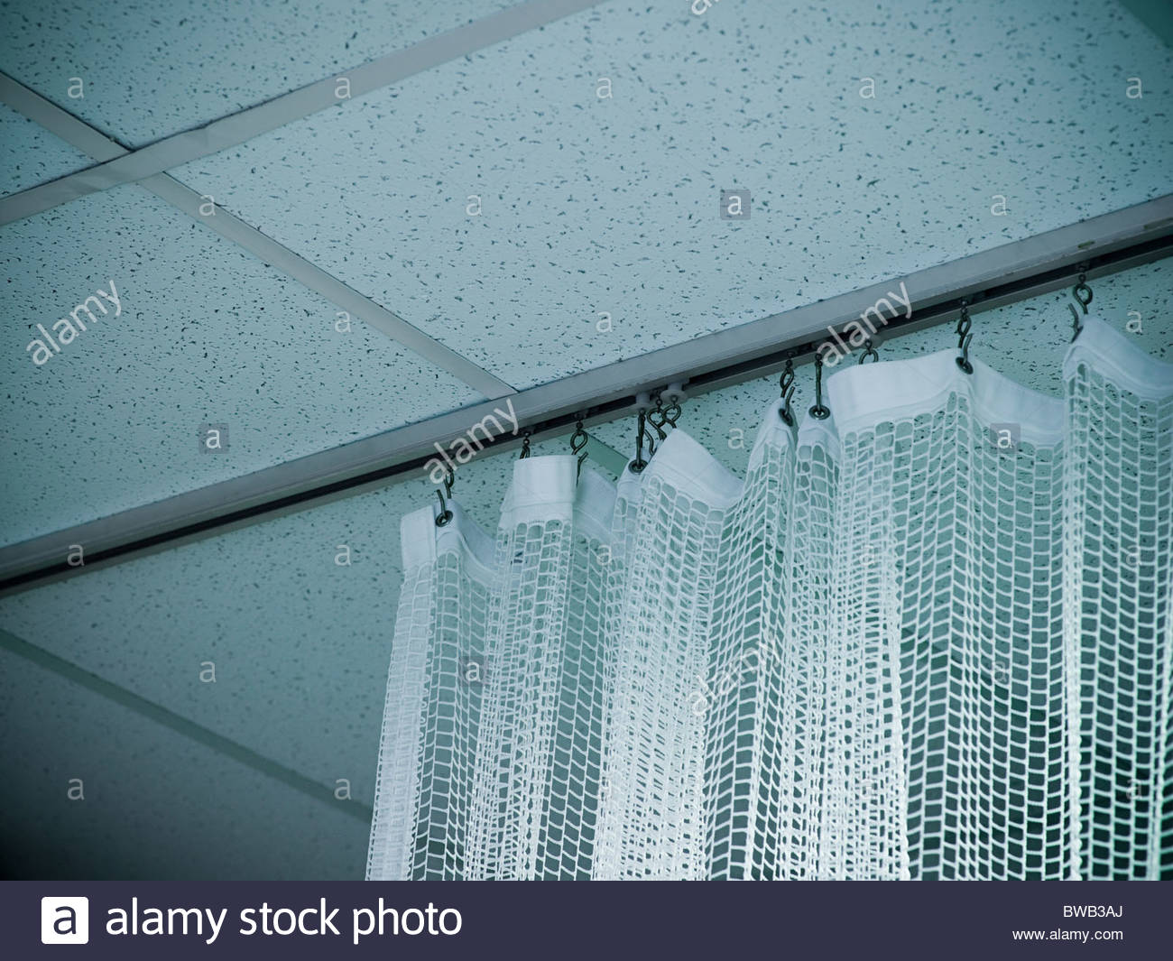 Hospital Room And Curtain Stock Photos & Hospital Room And Curtain
