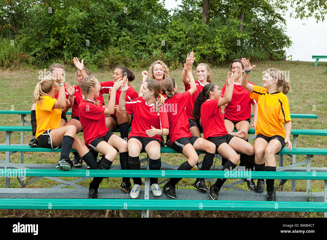 Girls Soccer Team High Resolution Stock Photography And Images Alamy Girls Soccer Team High Resolution Stock Photography And Images Alamy