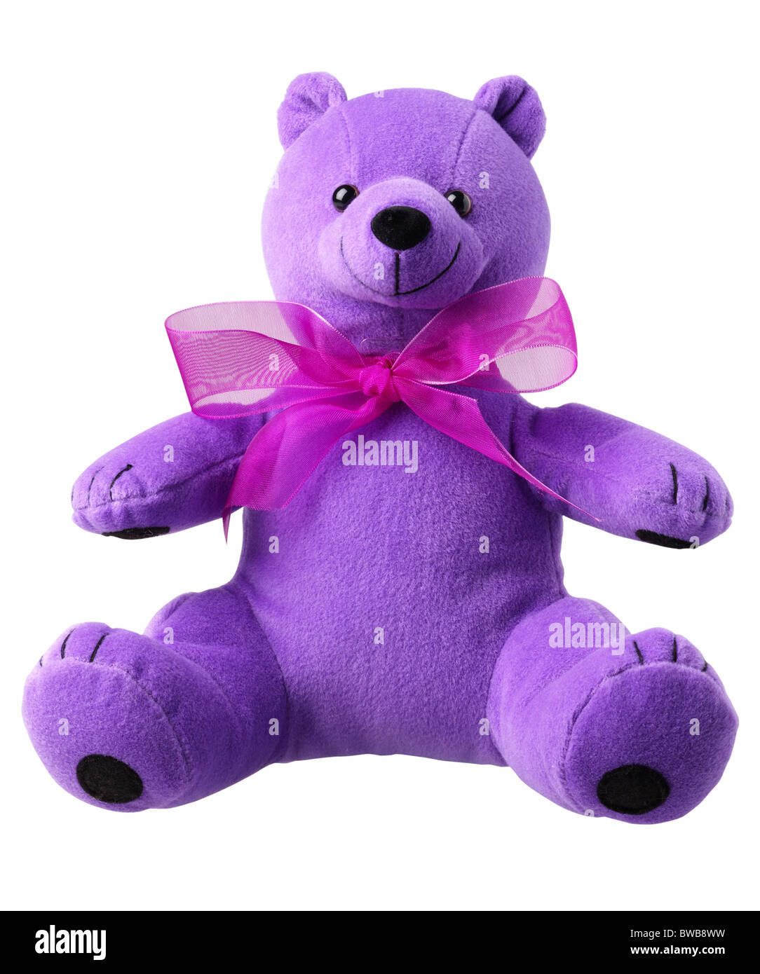 Purple bear Stock Photo