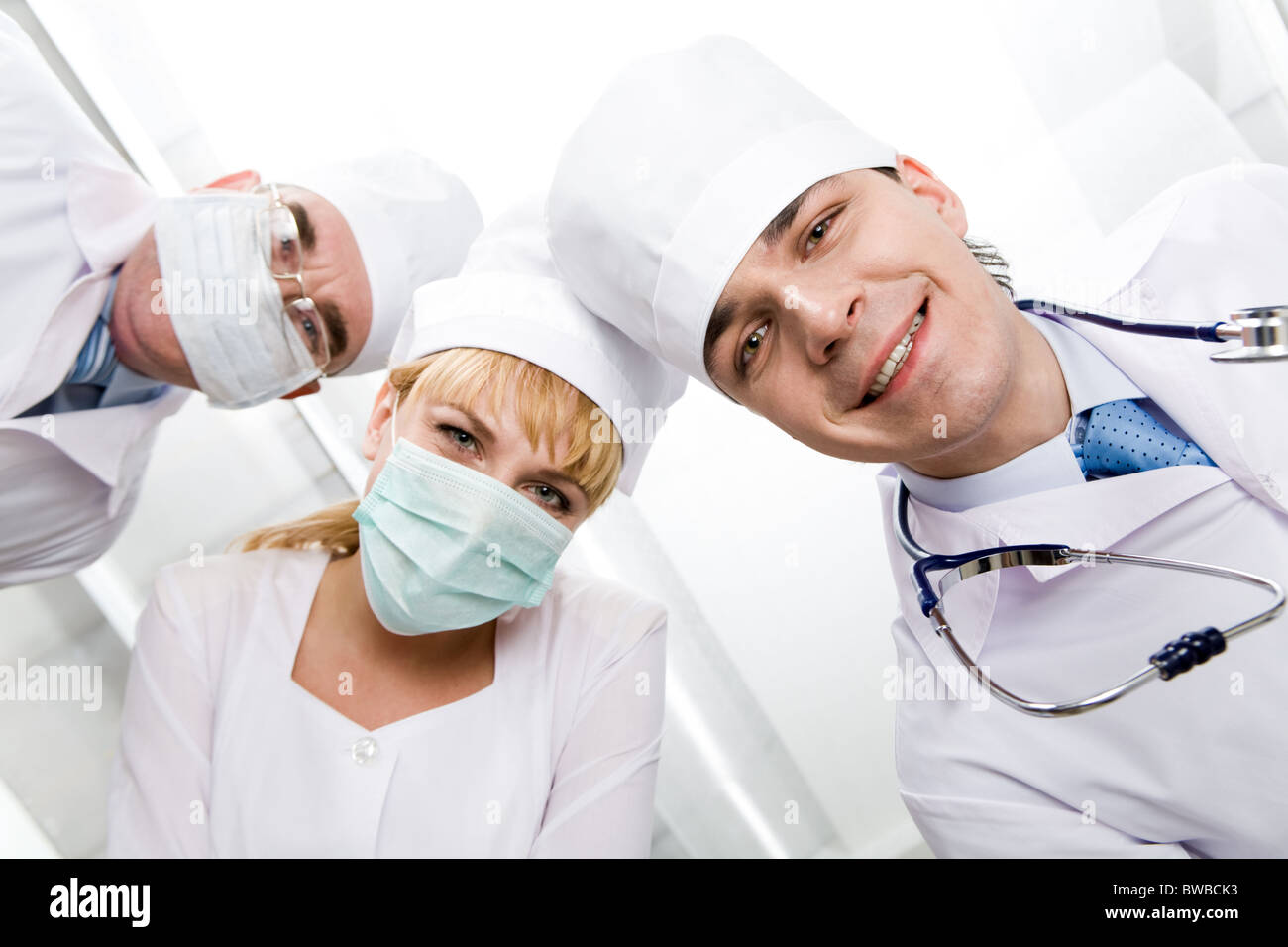 Successful happy group doctors hi-res stock photography and images - Alamy