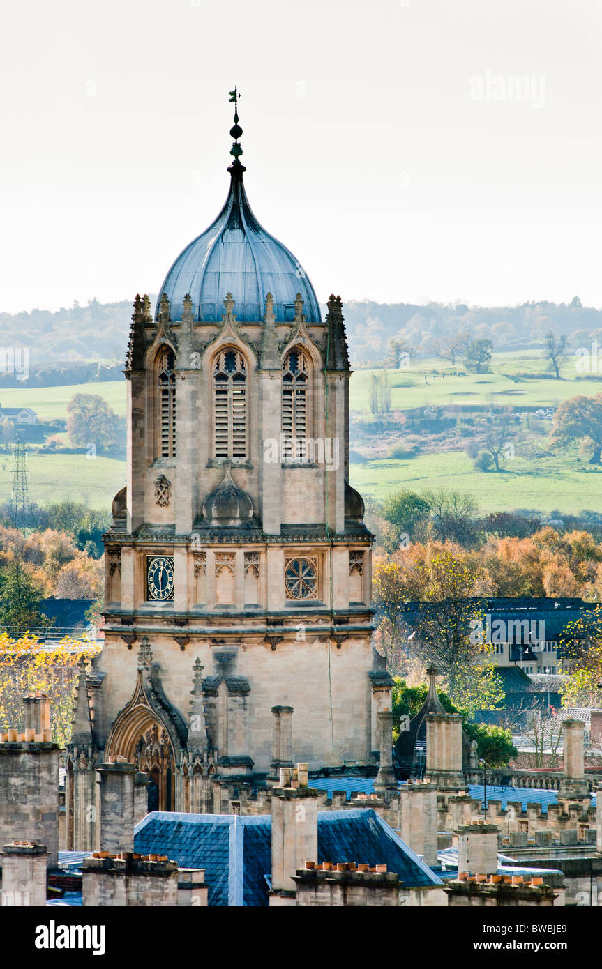 Tom Tower Christchurch College Oxford England Stock Photo