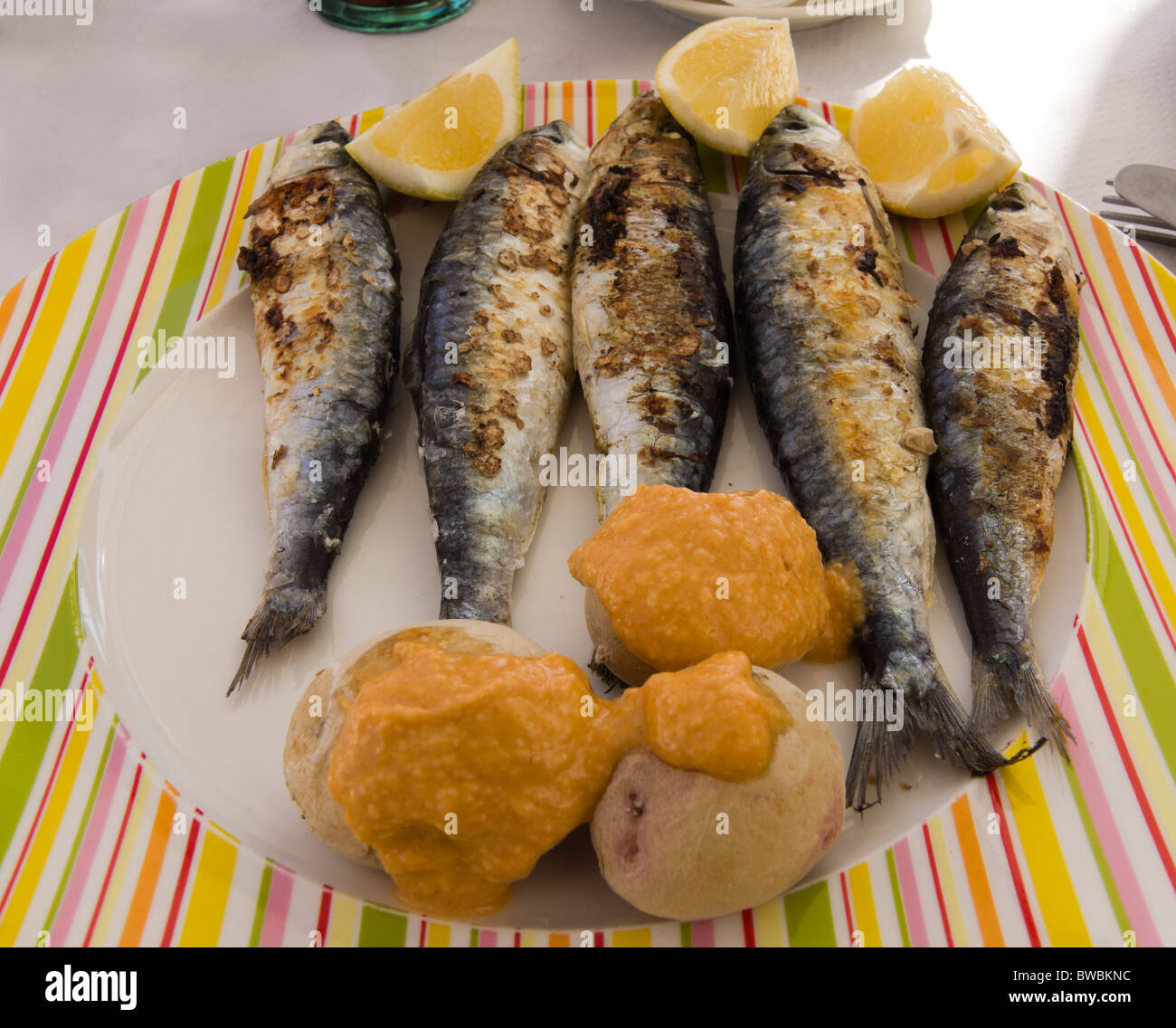 Fuerteventura, Canary Islands lunchtime café or restaurant food