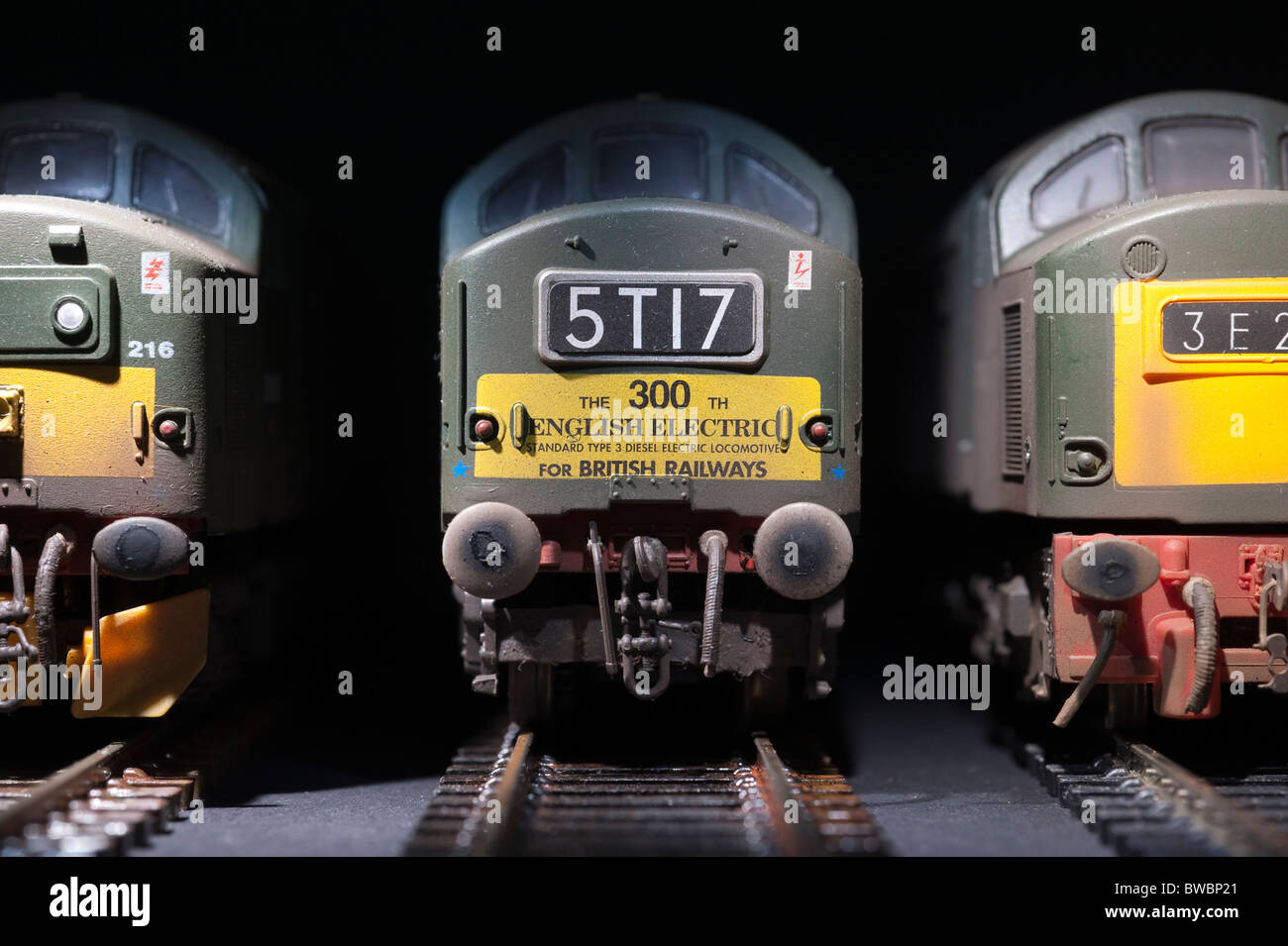 British Railways Diesel Brunswick Green Livery Stock Photo