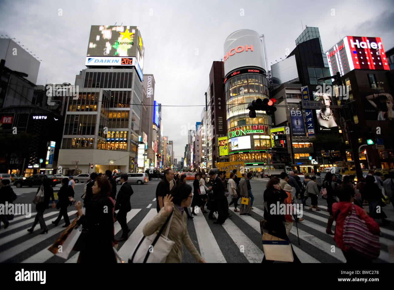 Ginza Tokyo, Japan Stock Photo - Alamy