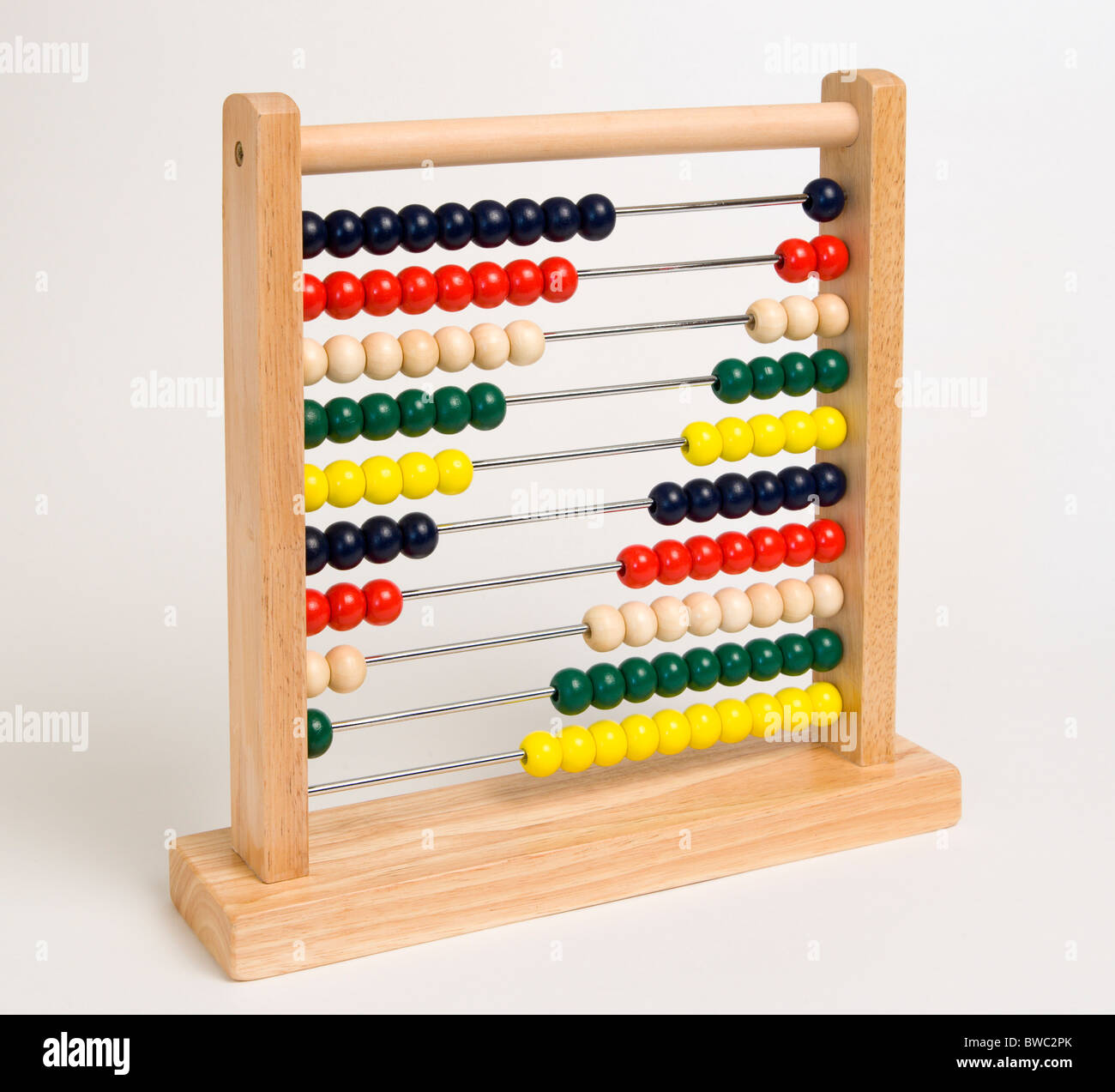 Education, School, Tools, Abacus or counting frame a calculating tool used primarily in parts of Asia Stock Photo