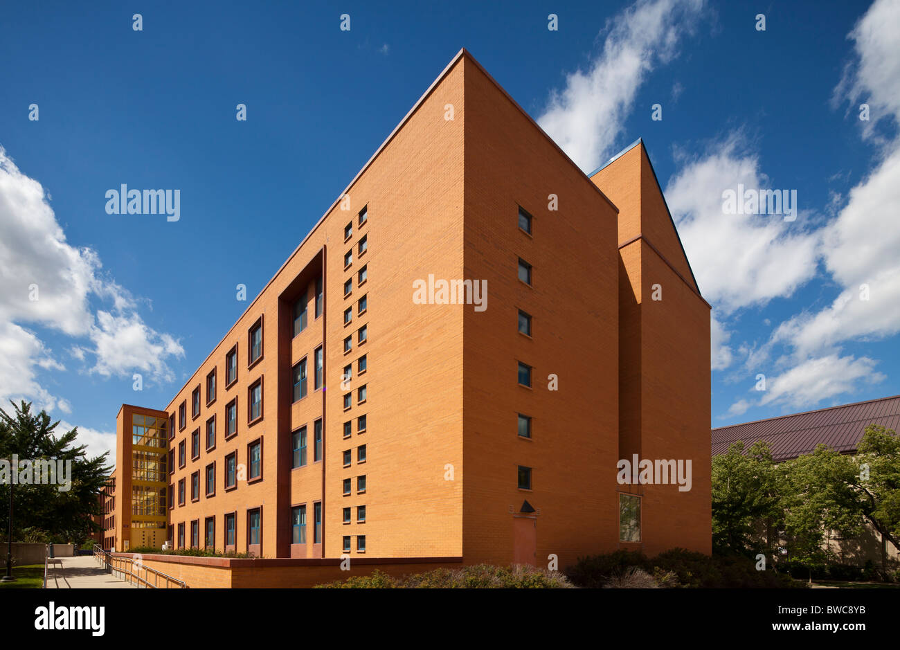 Max Palevsky Residential Commons, University of Chicago, Illinois, USA Stock Photo
