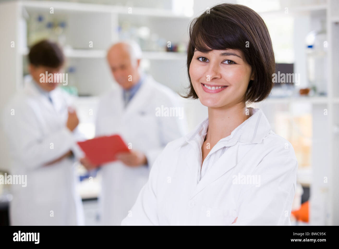 White background young scientist hi-res stock photography and images ...