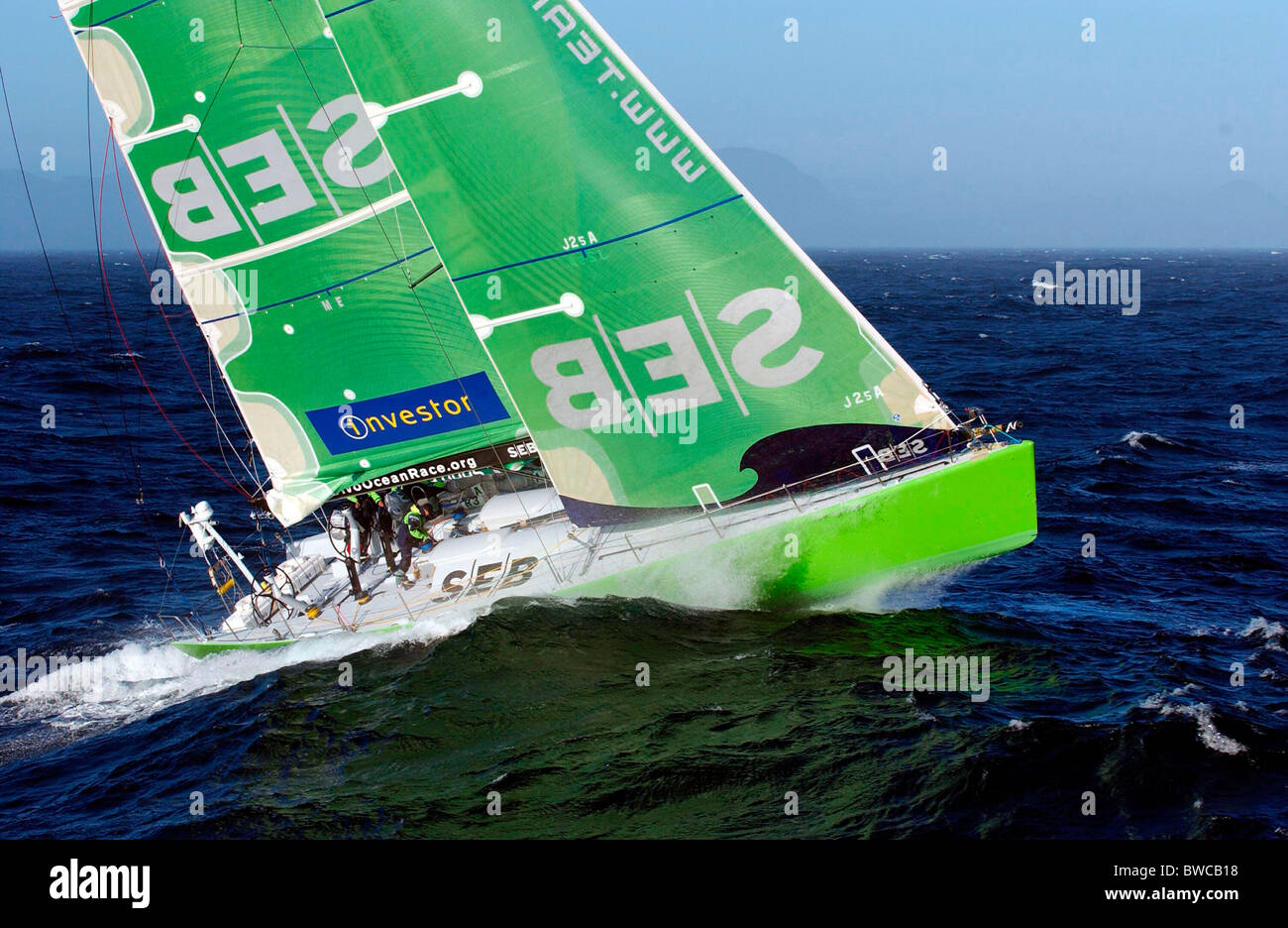 Team SEB in tough conditions off Cape of Good Hope, South Africa in Leg ...