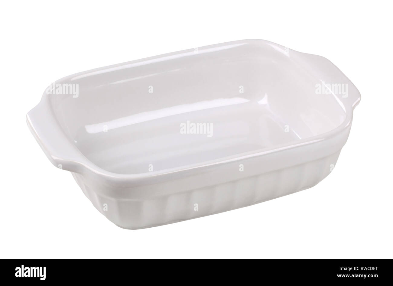 Porcelain casserole dish Stock Photo