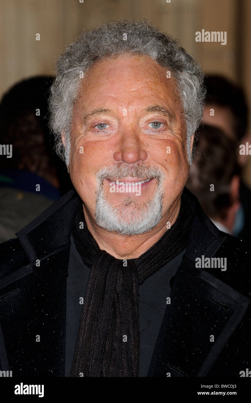 Tom Jones attends The Prince's Trust Rock Gala 2010, Royal Albert Hall, London, 17th November 2010. Stock Photo