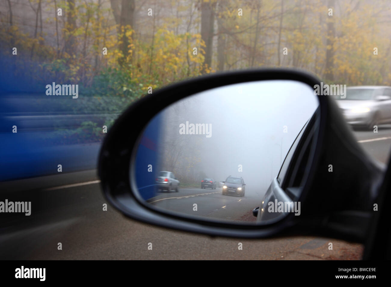 Thick fog car hi-res stock photography and images - Alamy