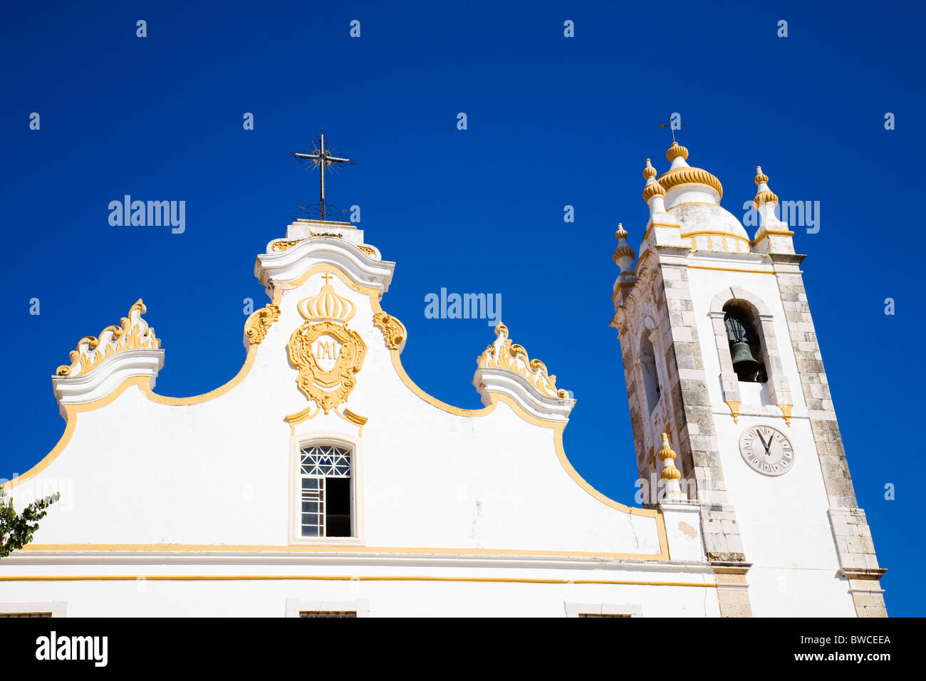 The 'Igreja Matriz de Portimão' church, Portimao, Algarve, Portugal. Stock Photo