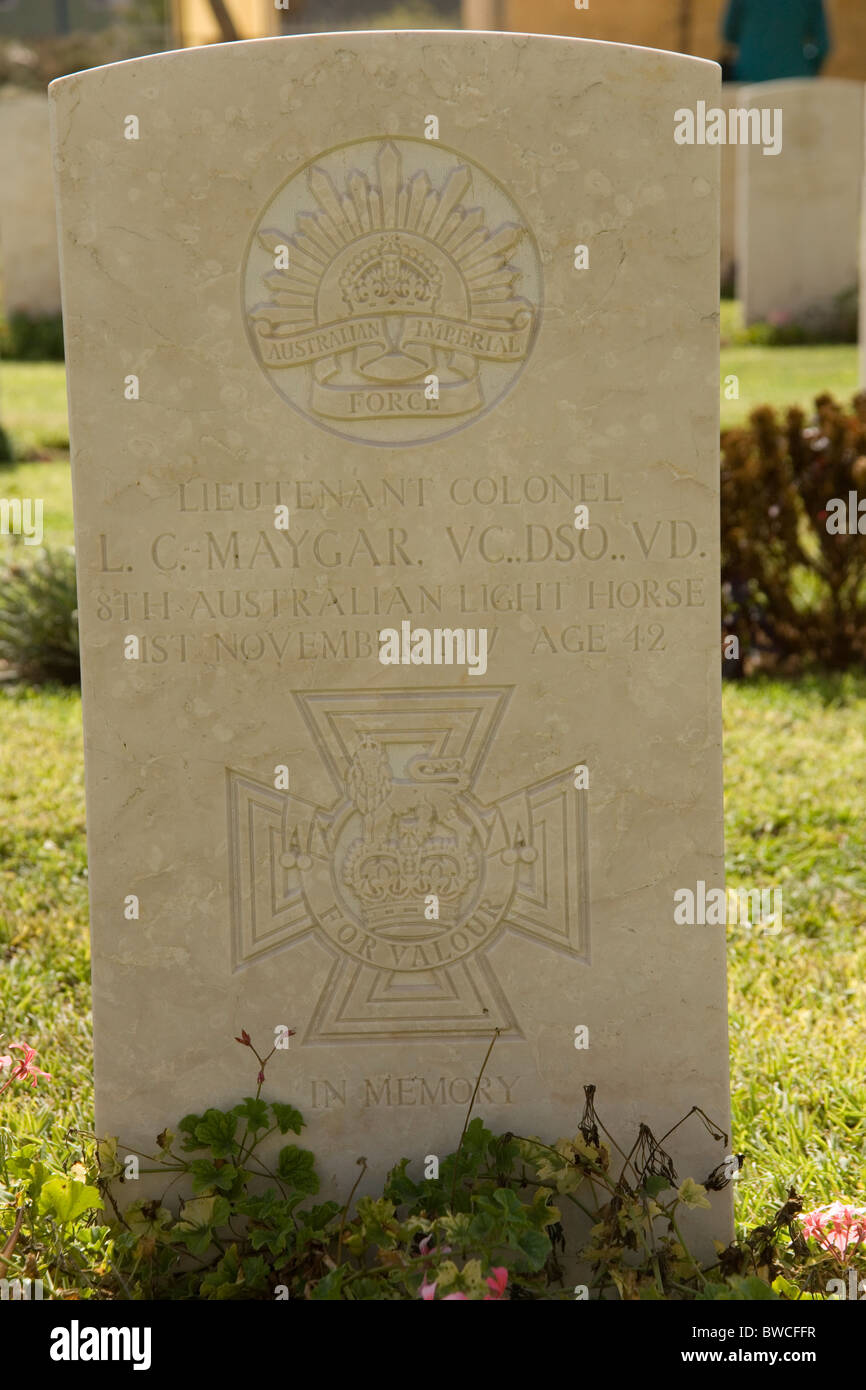 Commonwealth Graves Commission Cemetery in Beersheba or Beesheva, and