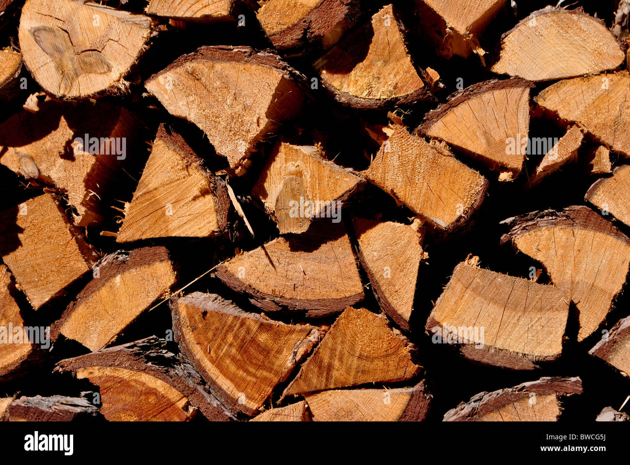 texture firewood larch Stock Photo Alamy
