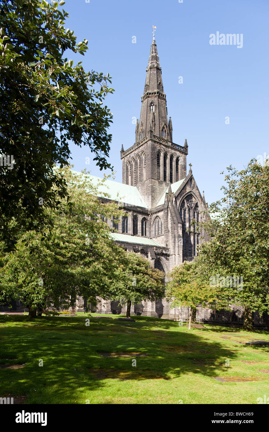Glasgow Cathedral, Scotland UK Stock Photo