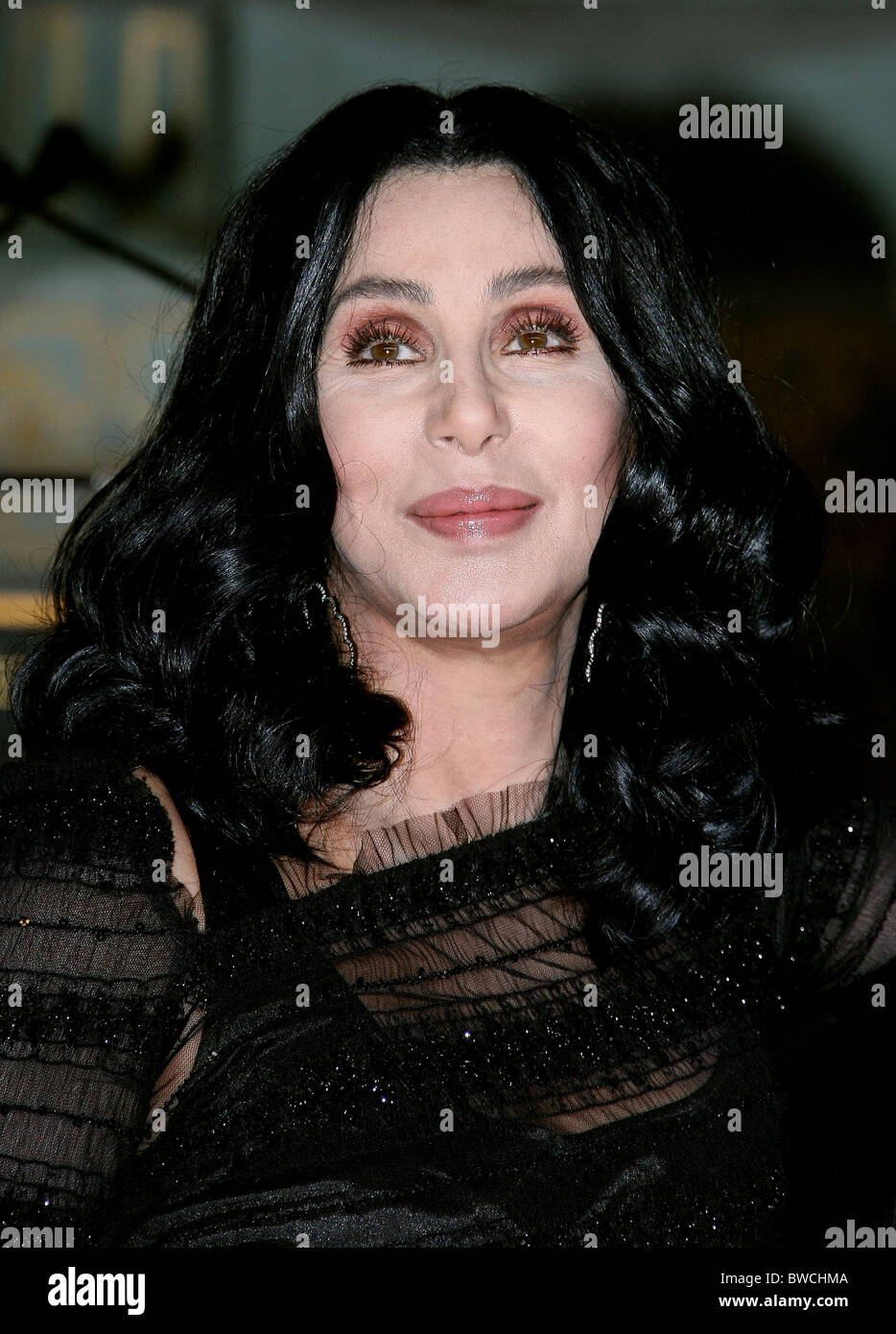 CHER CHER HONORED WITH HAND AND FOOTPRINT CEREMONY HOLLYWOOD LOS ANGELES CALIFORNIA USA 18 November 2010 Stock Photo