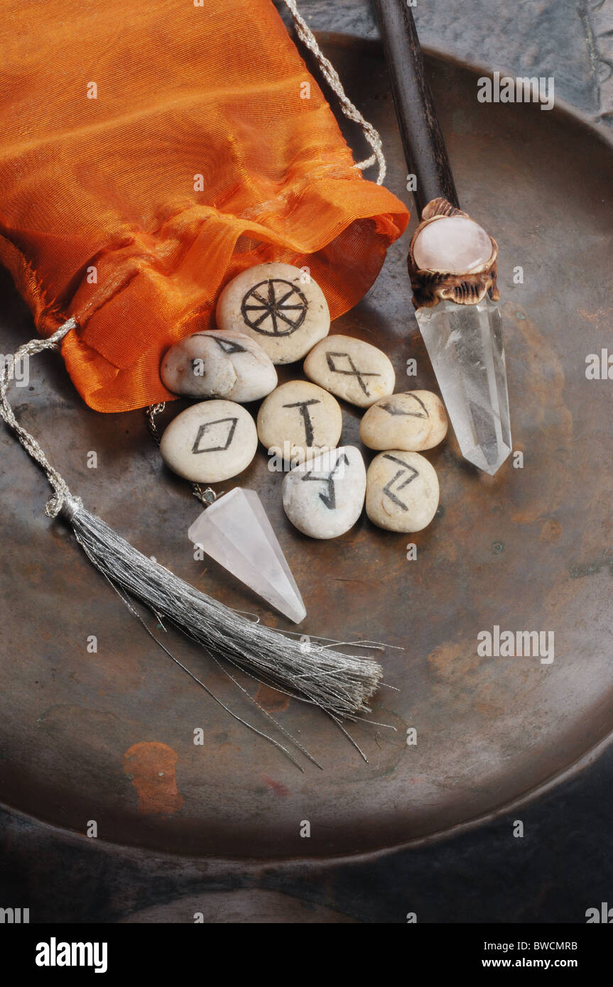 Runes - John Gollop Stock Photo
