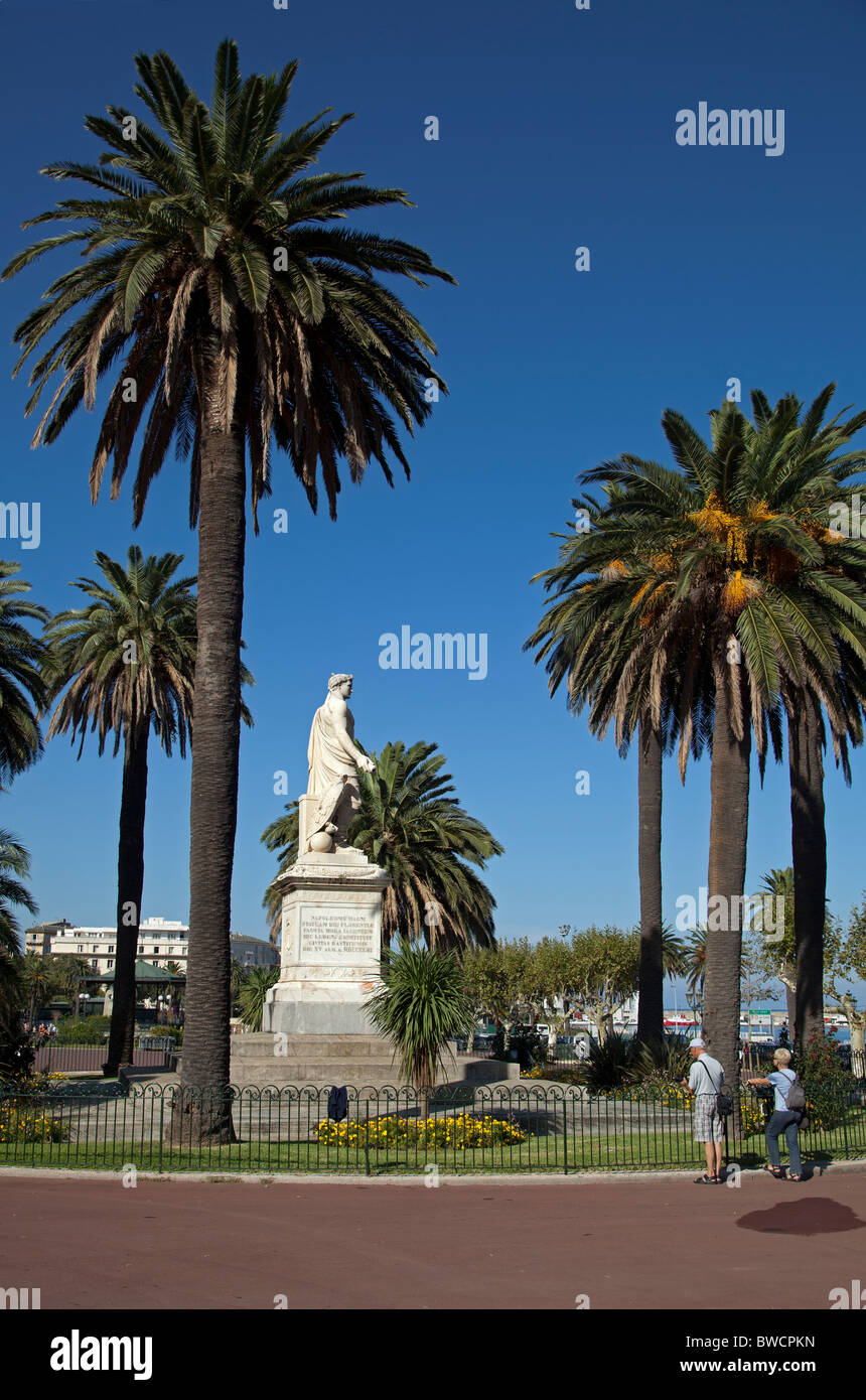 Statue of Napoleon Bonaparte at Bastia Corsica Stock Photo - Alamy