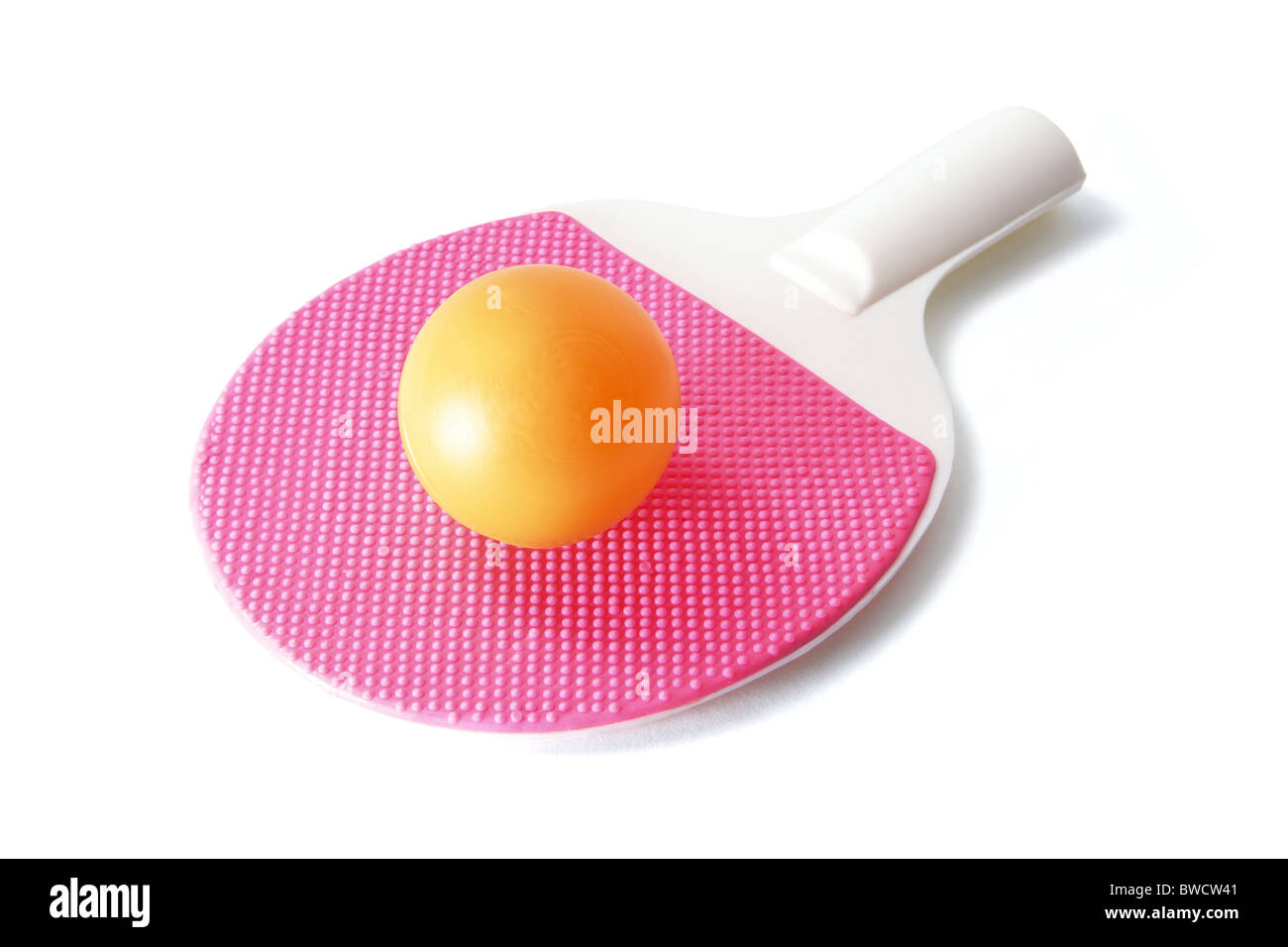 Table Tennis Bat and Ball Stock Photo Alamy