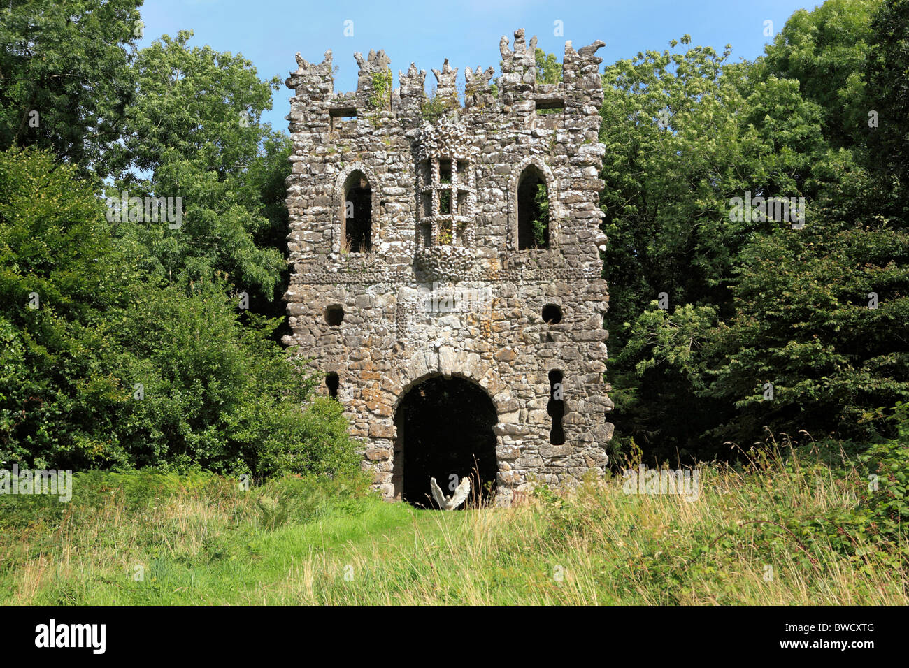 Belvedere House and park (18 century), Westmeath county, Ireland Stock Photo