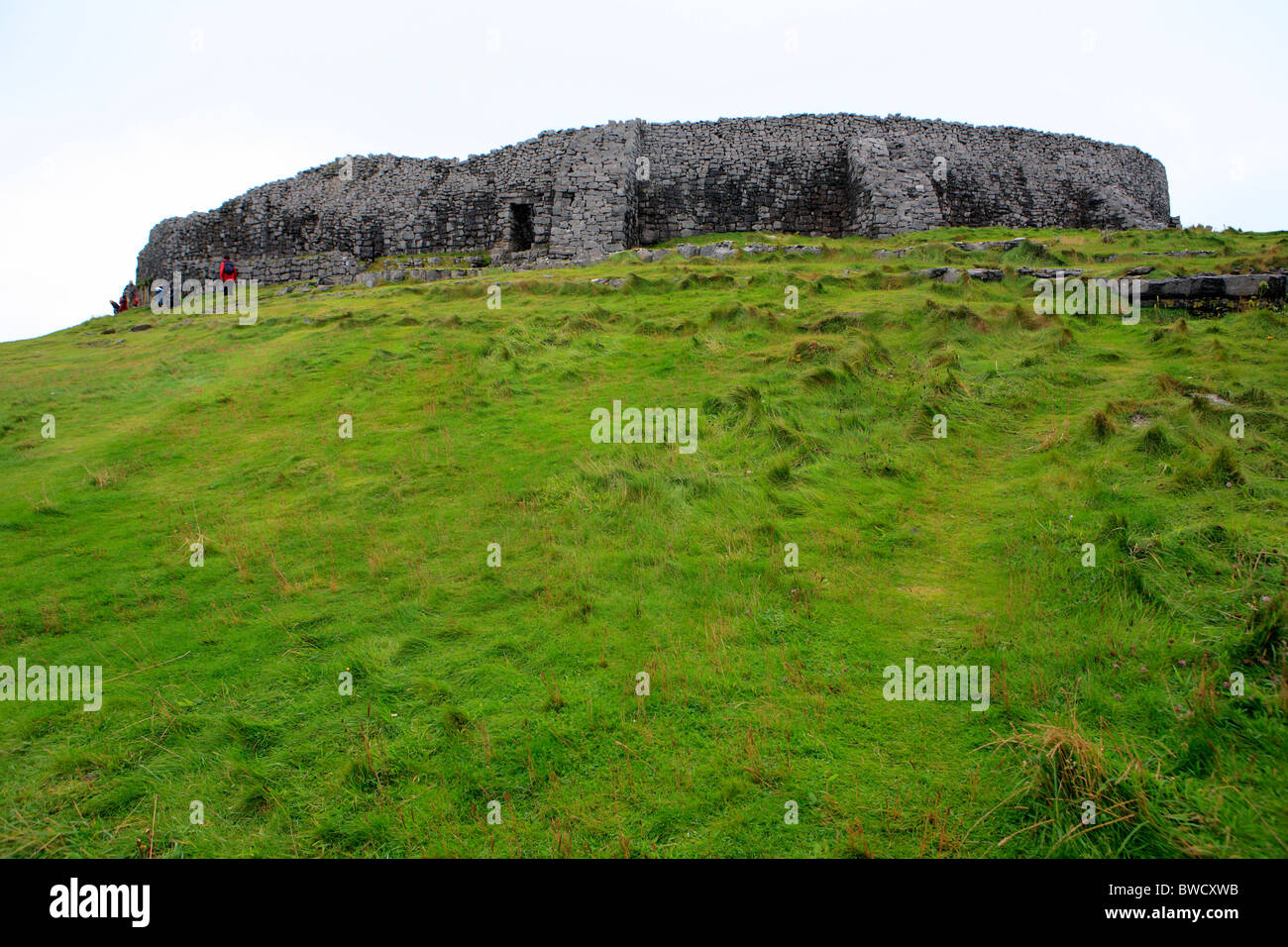 Dun Aengus (Dun Aonghasa) fort (2-3 century BC), Aran islands, Galway county, Ireland Stock Photo