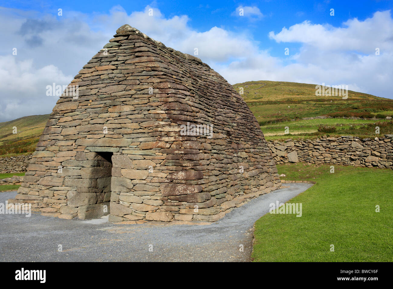Gallarus Oratory, Dingle peninsula, Kerry county, Ireland Stock Photo