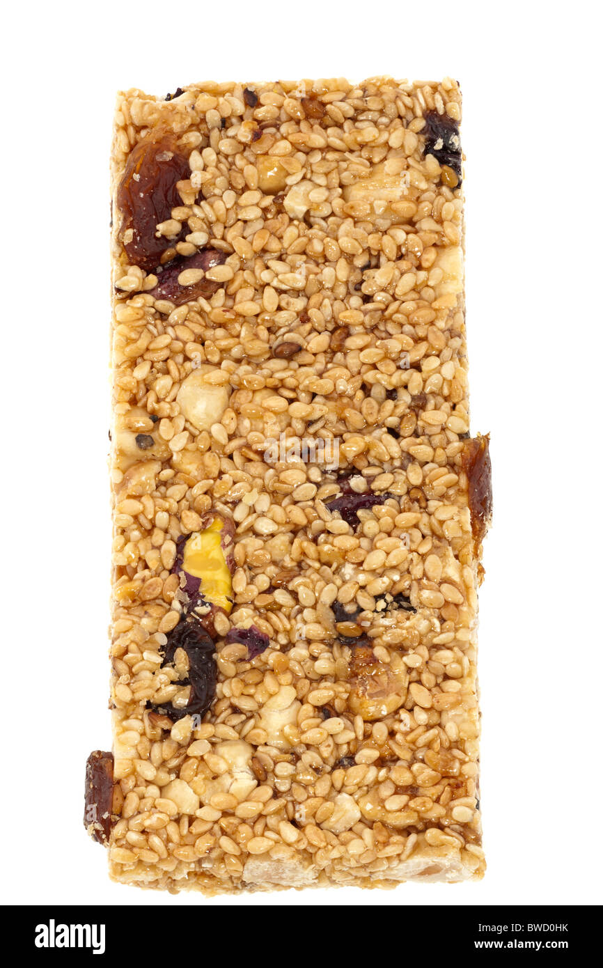 Mixed nut bar with a sugar glucose toffee Stock Photo Alamy