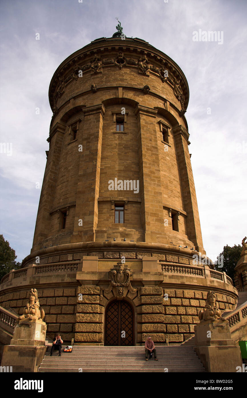 Mannheim Water Tower Germany Stock Photo - Alamy