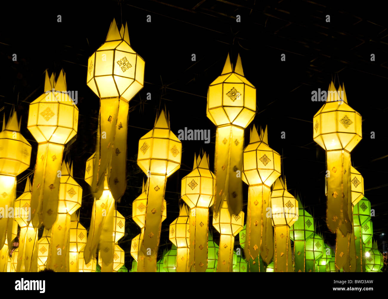 festivall lanterns Stock Photo