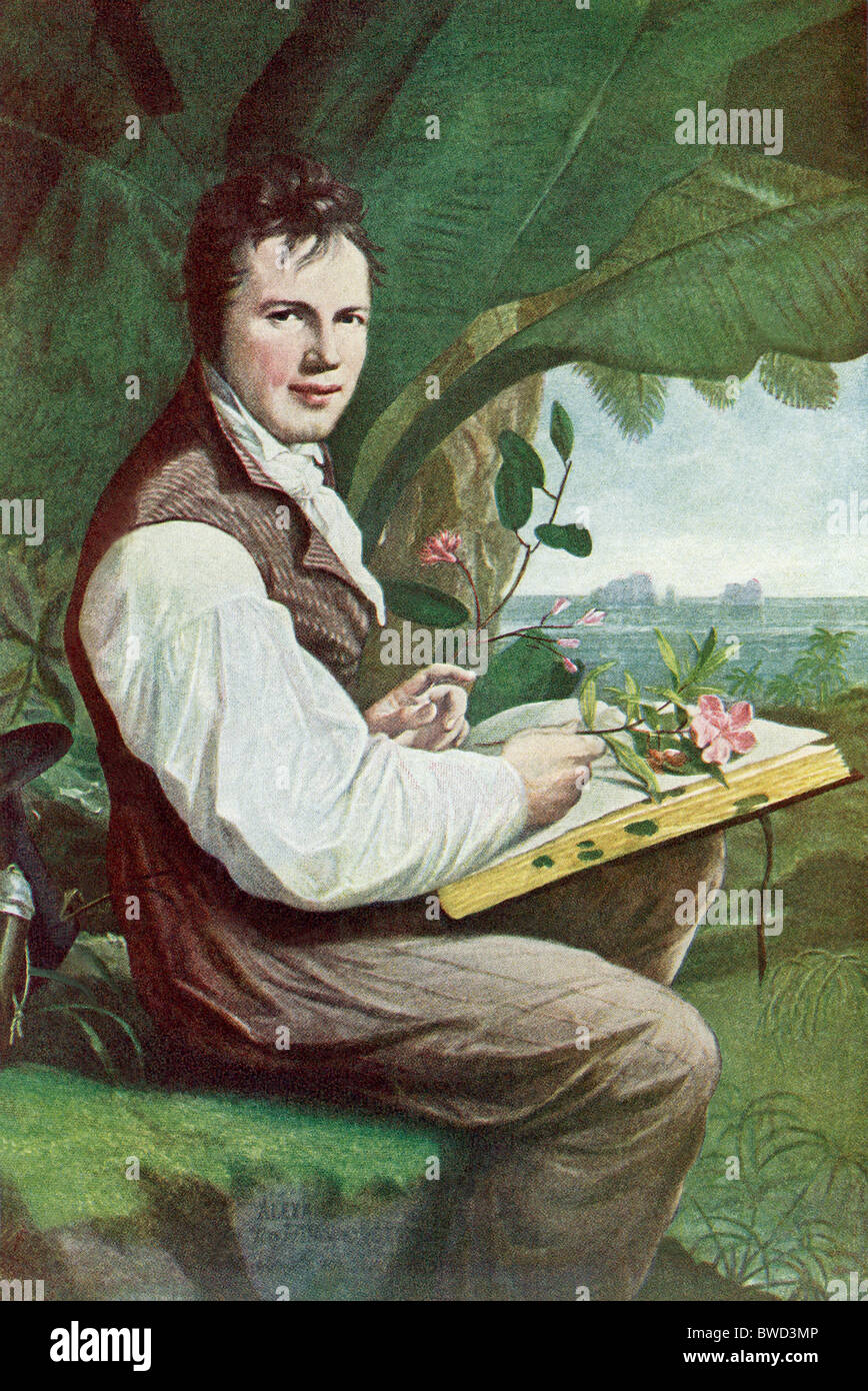 German explorer, scientist, and natural philosopher Alexander von