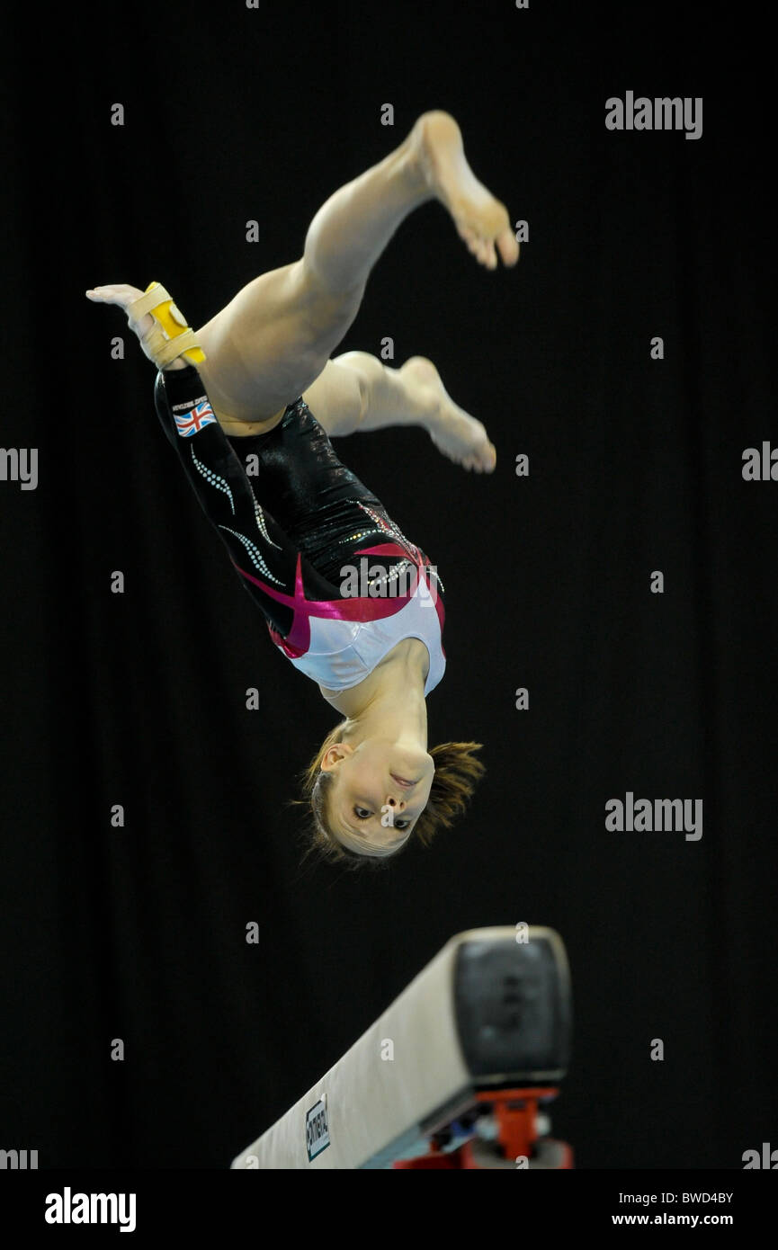 21.11.2010 Gymnastics Grand Prix from Glasgow.Hannah Whelan of GB Stock Photo