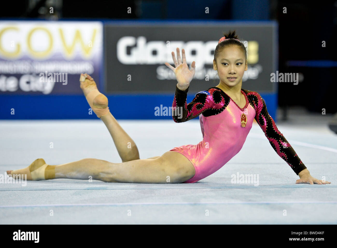 21.11.2010 Gymnastics Grand Prix from GlasgowWu of China Stock Photo