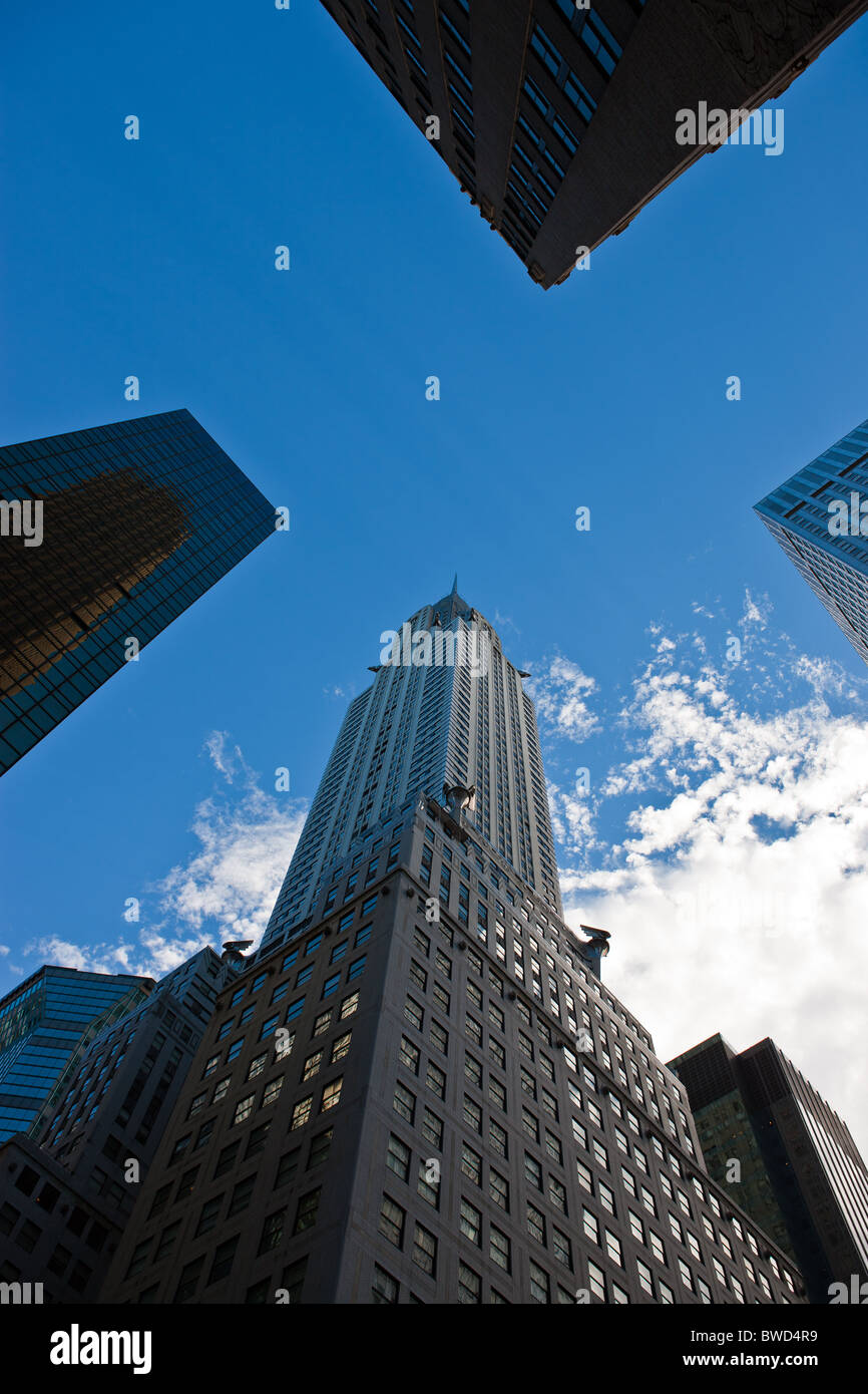 U.S.A., New York, Manhattan, the Chrysler building Stock Photo