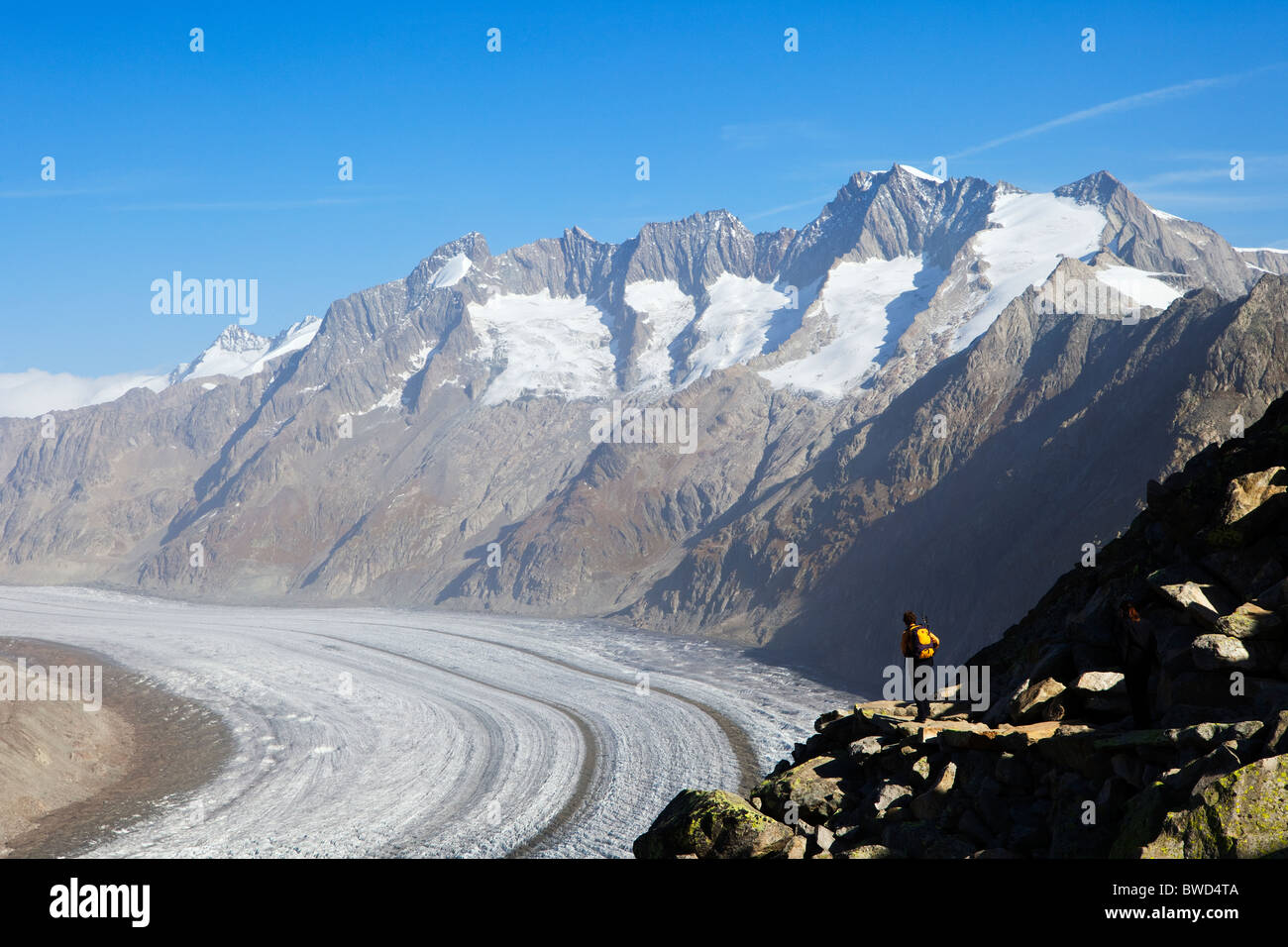 Swiss alps people hi-res stock photography and images - Alamy