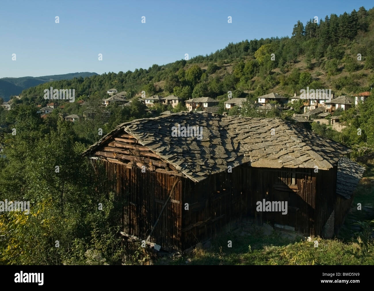 Leshten Village, Traditional Bulgarian Architecture, Wooden House 