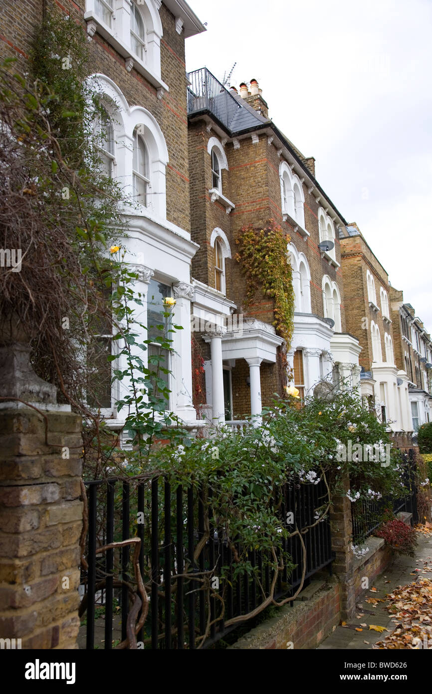 Clapham Terraced houses Stock Photo Alamy
