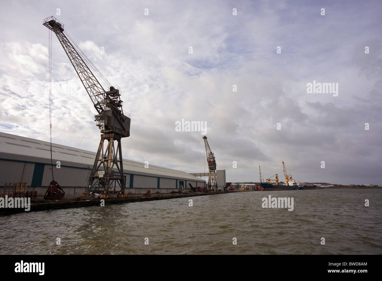 West Float docks, part of the Great Float docks in Birkenhead on the