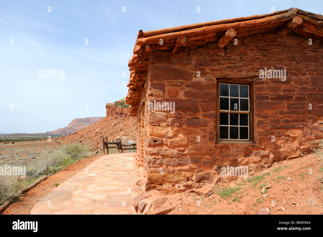 Stone Cabin - Pipe Springs National Monument Stock Photo - Alamy