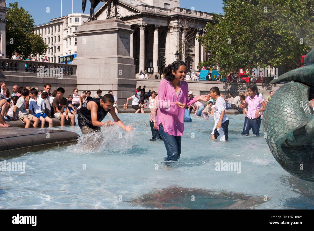 Trafalgar Square - London Stock Photo - Alamy